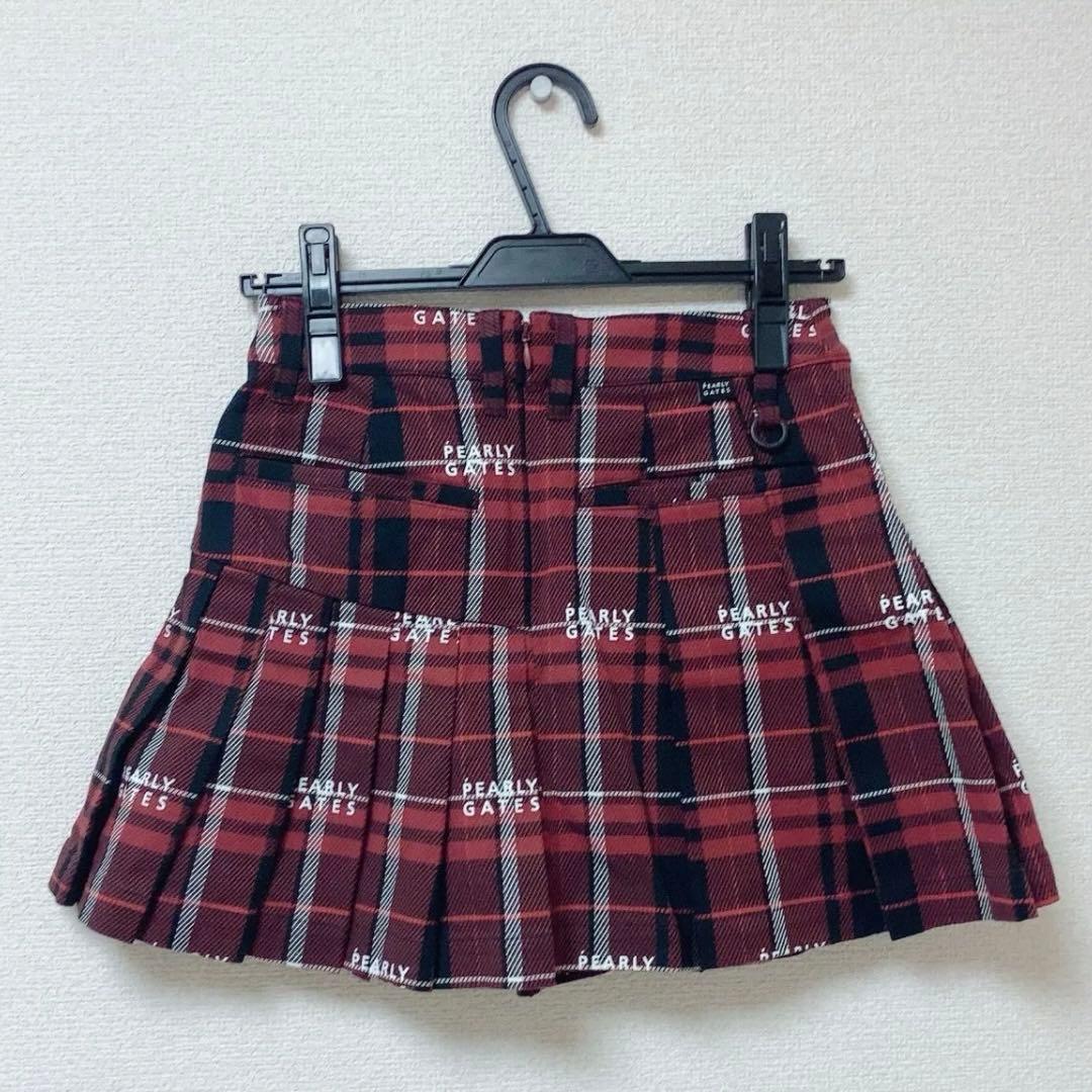 パーリーゲイツ　チェックスカート