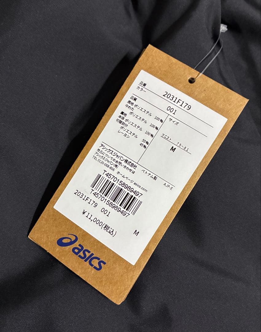 【新品】ASICS/裏トリコットグラフィックウインドブレーカージャケット/M