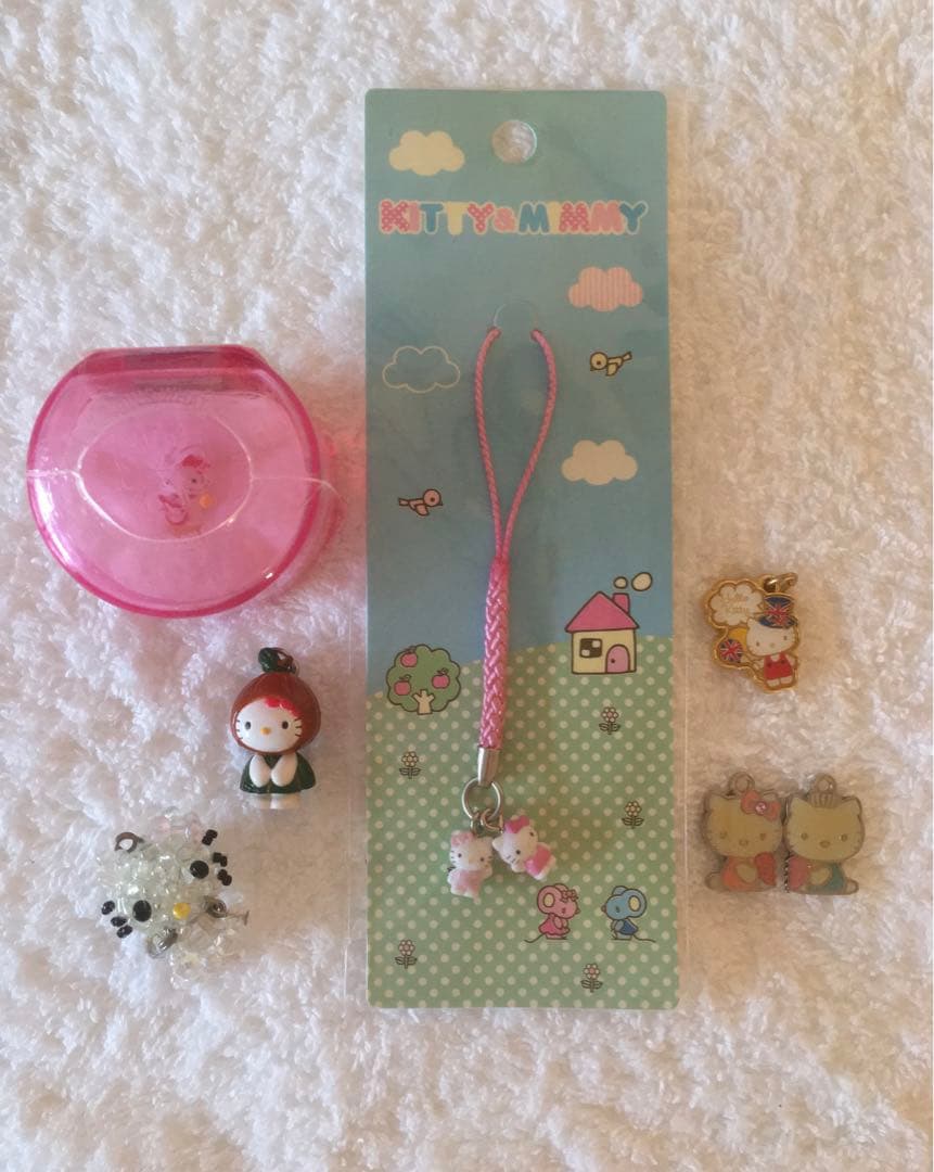キティちゃん ♥ 平成レトロ ストラップ チャーム まとめ売り