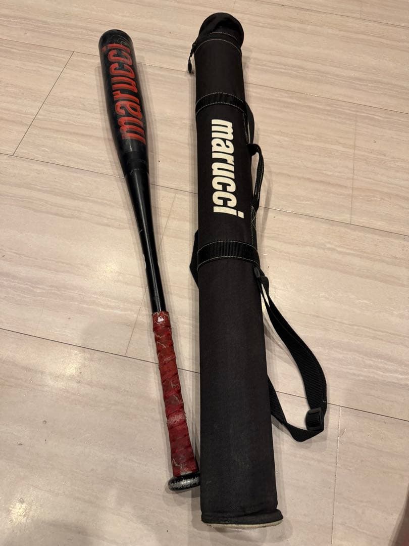 ワニクラ　赤ワニ　軟式　80cm バットケース付き