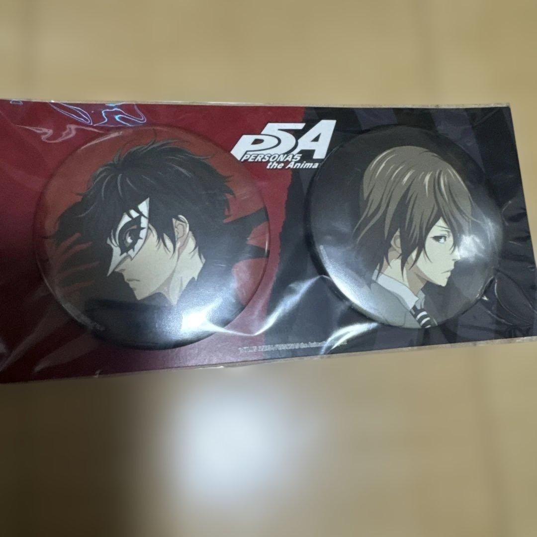 ペルソナ5 P5 P5A 明智吾郎　天宮蓮　ジョーカー　バッジ　【未開封】