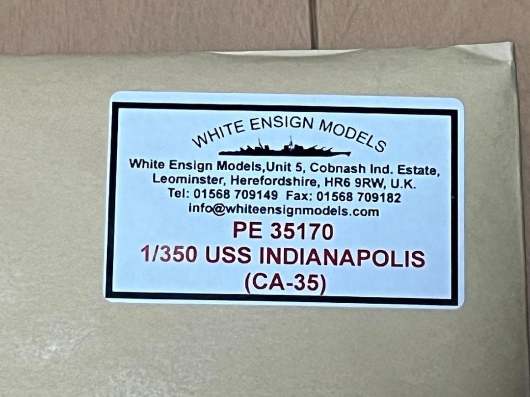WhiteEnsignModels1/350 USS INDIANAPOLIS②