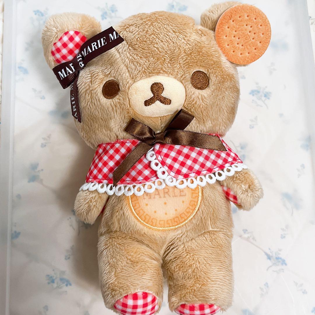 リラックマ 森永ビスケット マリー ぬいぐるみ ロフト限定 森永製菓 marie