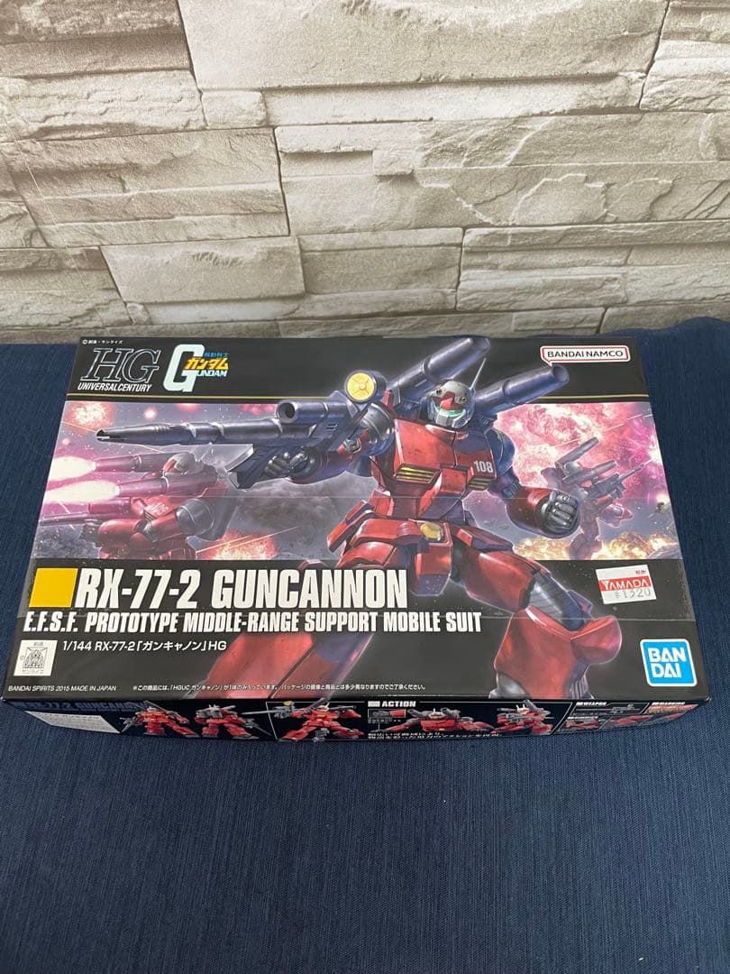ガンプラ　3点セット　ガンダム　ガンキャノン　ガンタンク　HG