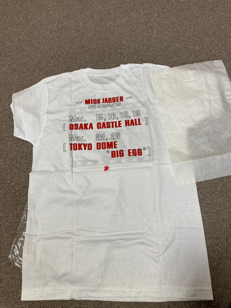 Mick Jagger LIVE in JAPAN Tシャツ 1988