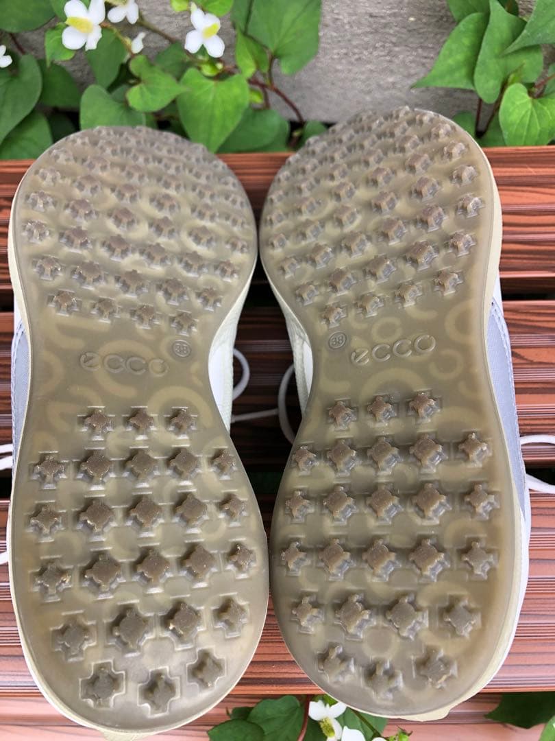 335番 美品ECCO バイオム ゴルフシューズ 38 24.0cmスパイクレス