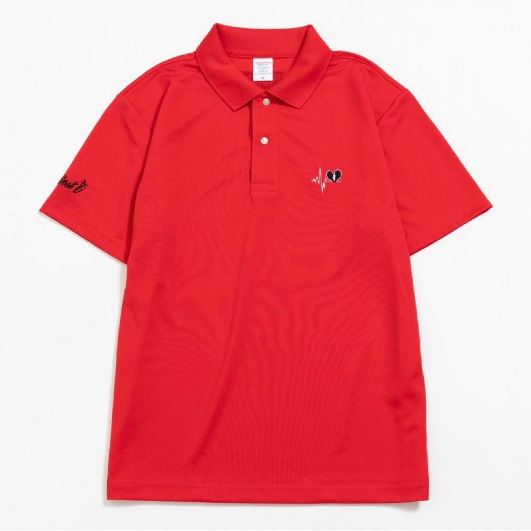 SiM MAHモデルポロシャツ 完全レプリカ RED (POP-UP限定) XL