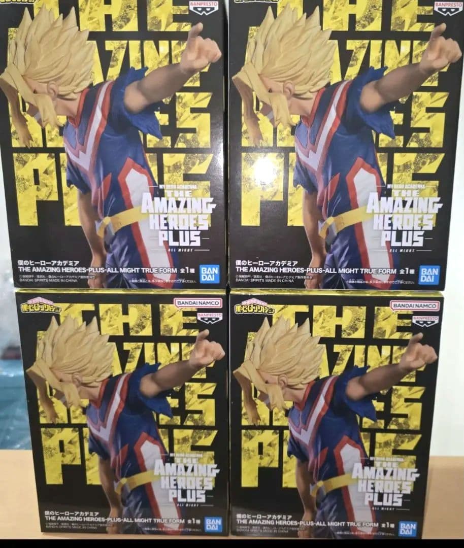 オールマイト THE AMAZING HEROES PLUS 4個　フィギュア