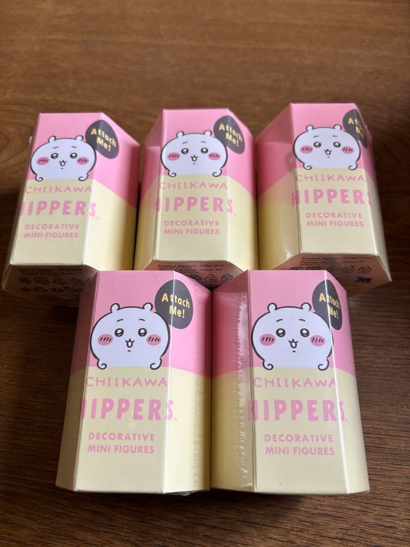 【未開封】CHIKAWA HIPPERS デコレーションミニフィギュア5個セット