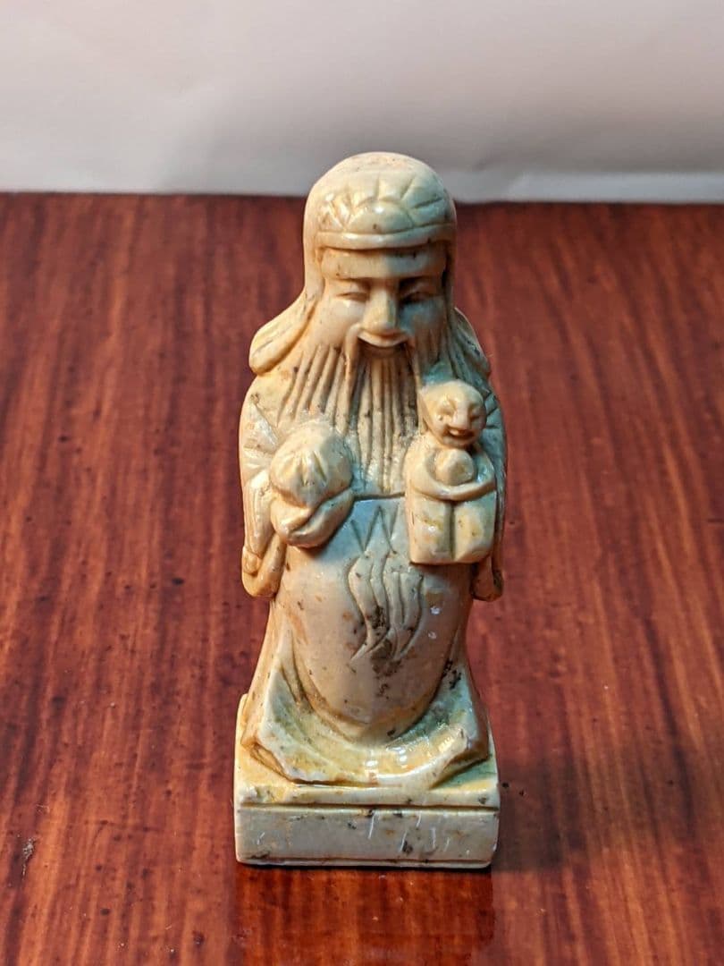 骨董品 石彫刻 その２ 仙人 長寿 神様 置物