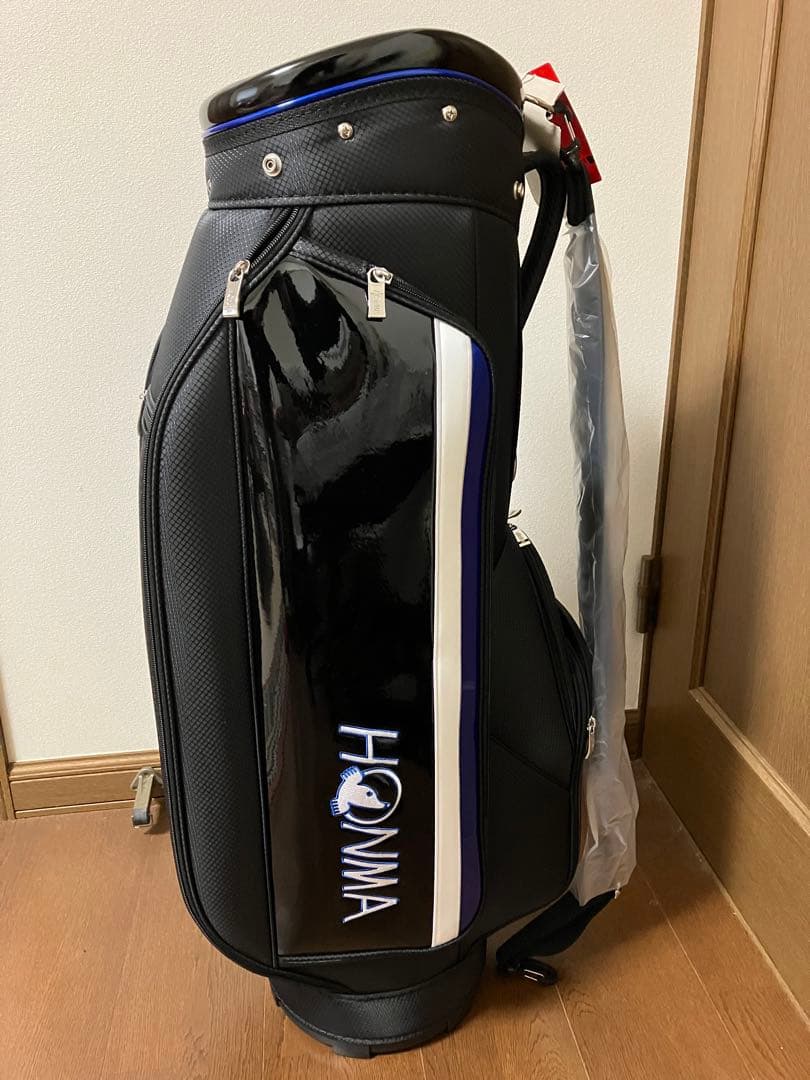HONMA キャディバッグ 黒・青