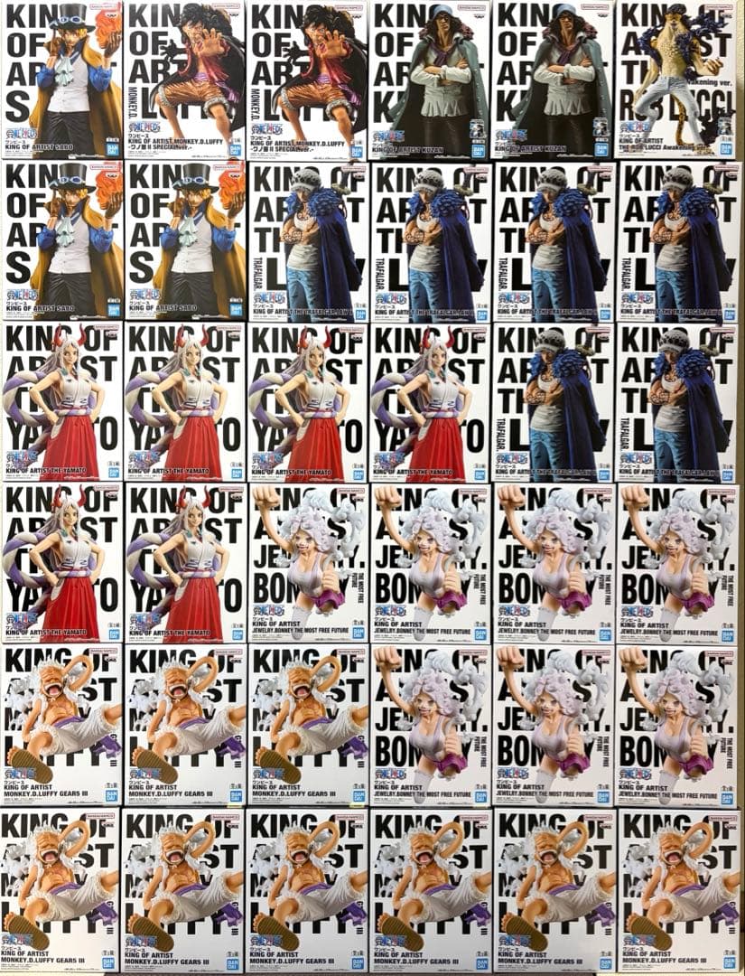 ワンピース KING OF ARTIST フィギュア36体まとめ売り