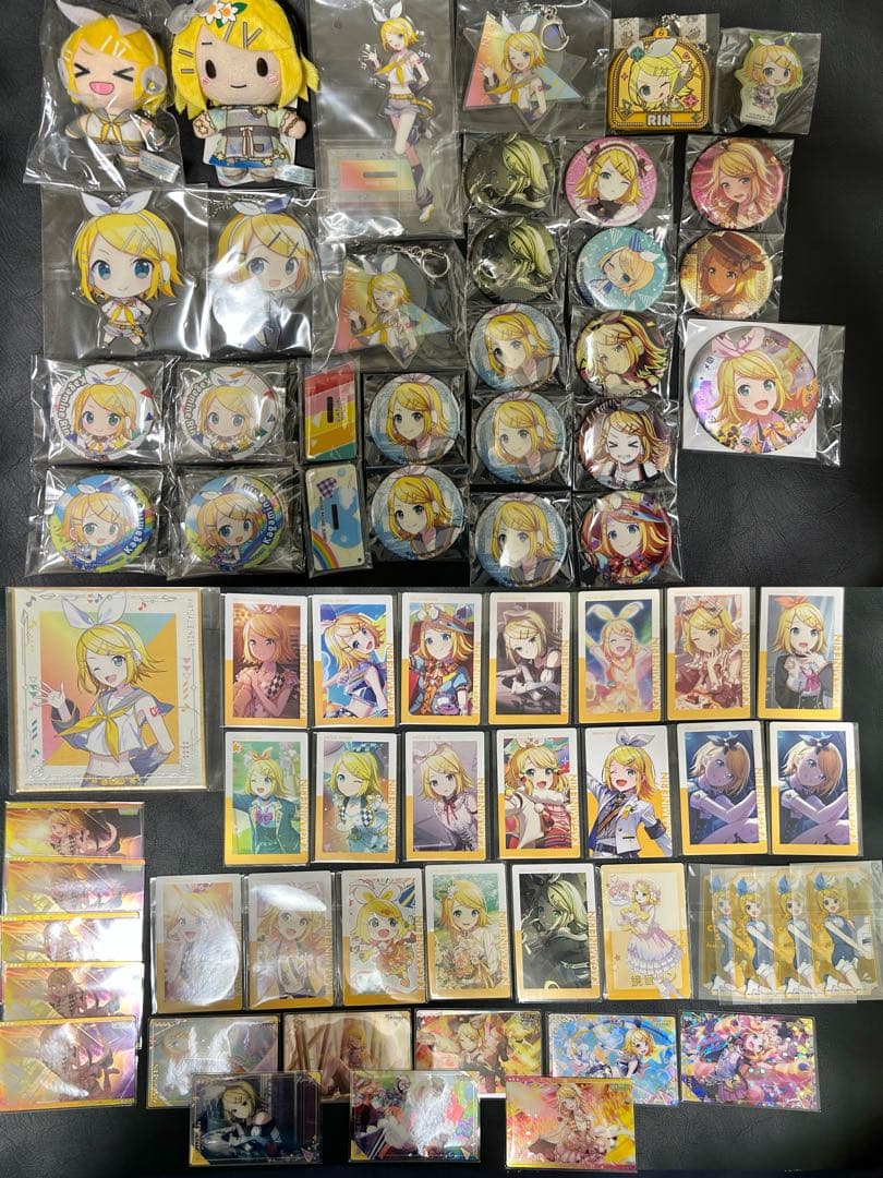 プロセカ　鏡音リン　缶バッジ　エピカ　ウエハース　アクスタ　くじ　ぬい　セット