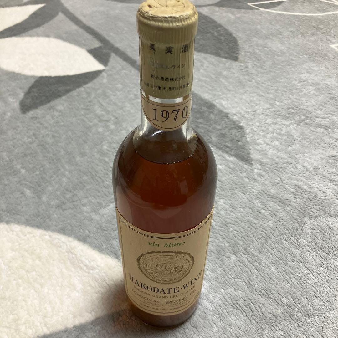 HAKODATE-WINE vin blanc 1970年