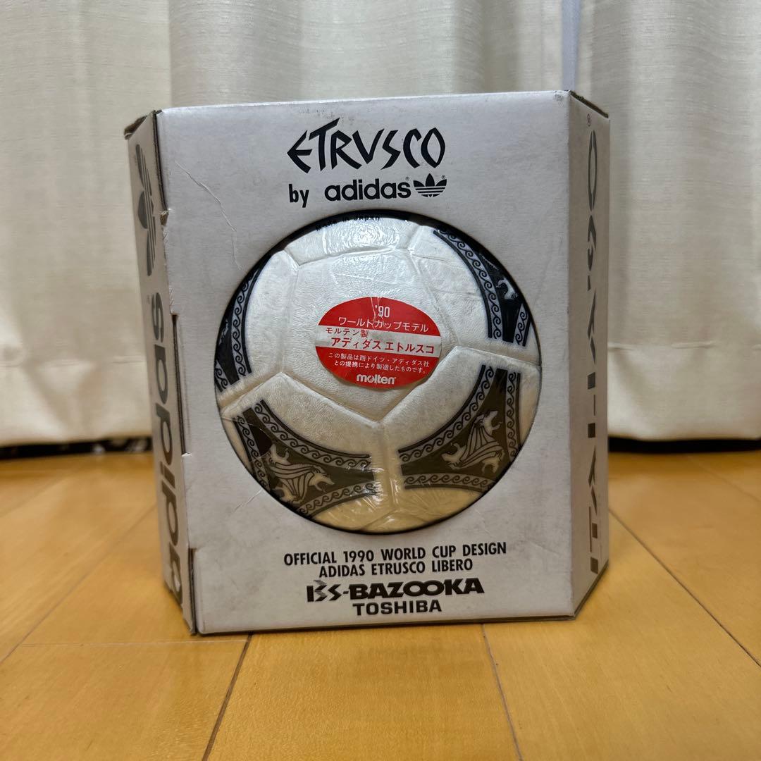 【希少品】 FIFA公式90 モルテン製 adidas エトルスコサッカーボール