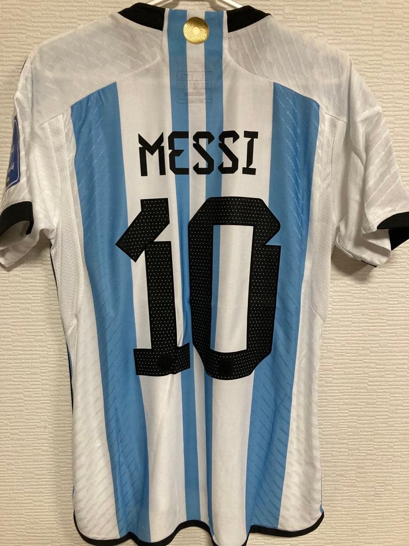 2022 W杯ファイナル アルゼンチン代表 メッシ ユニフォーム（H）
