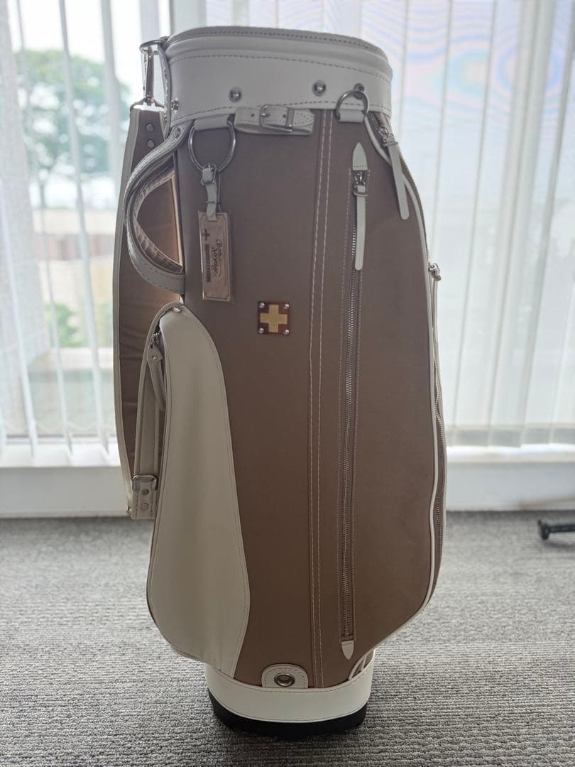 【ほぼ新品】木の庄帆布クロスハンドルキャディバッグ
