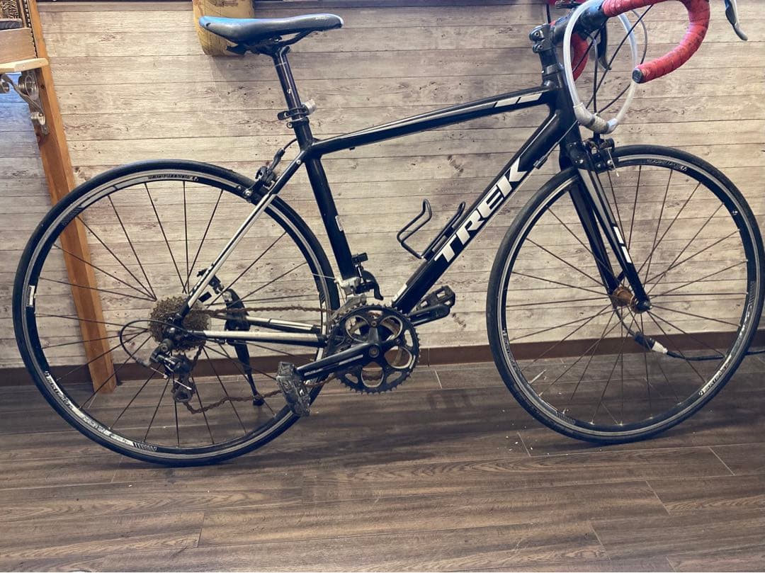 TREK トレック　ブラック ロードバイク ジャンク