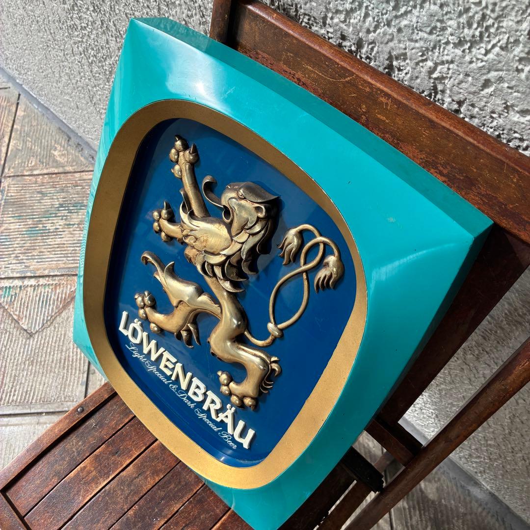 貴重レア！70's USAレーベンブロイ店舗看板BEER　アメリカアンティーク