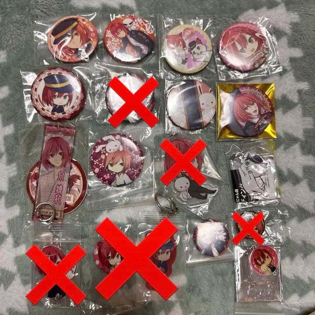 明治東亰恋伽 めいこい 泉鏡花 アクキー 缶バッジ アクリルキーホルダー