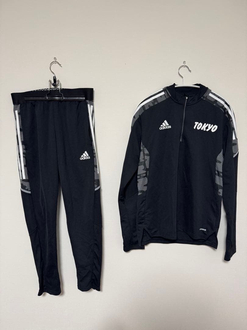 【非売品】国体 東京代表 選手支給 アディダス ジャージ 上下セット M/L