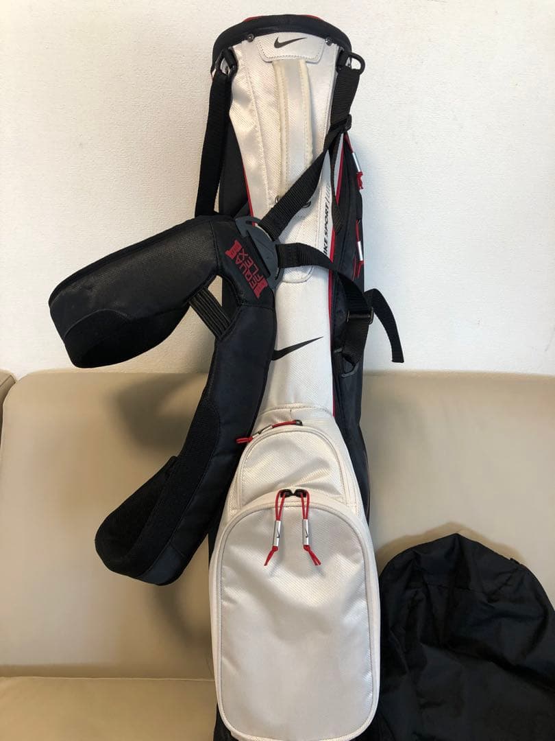 【送料込み】美品　ゴルフバッグ NIKE キャディーバッグ ツーショルダー