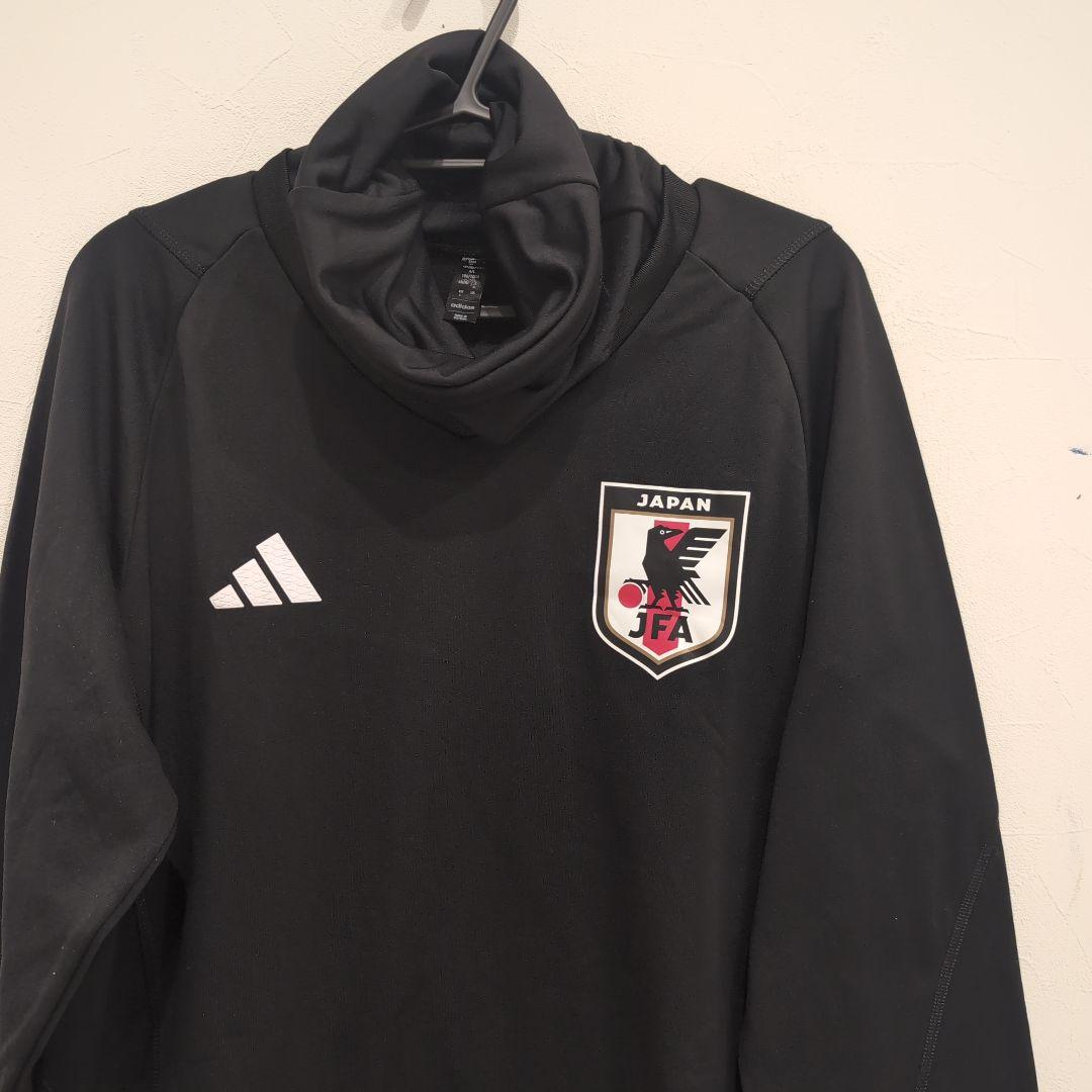 adidas 日本サッカー フード付きジャージ　Мサイズ