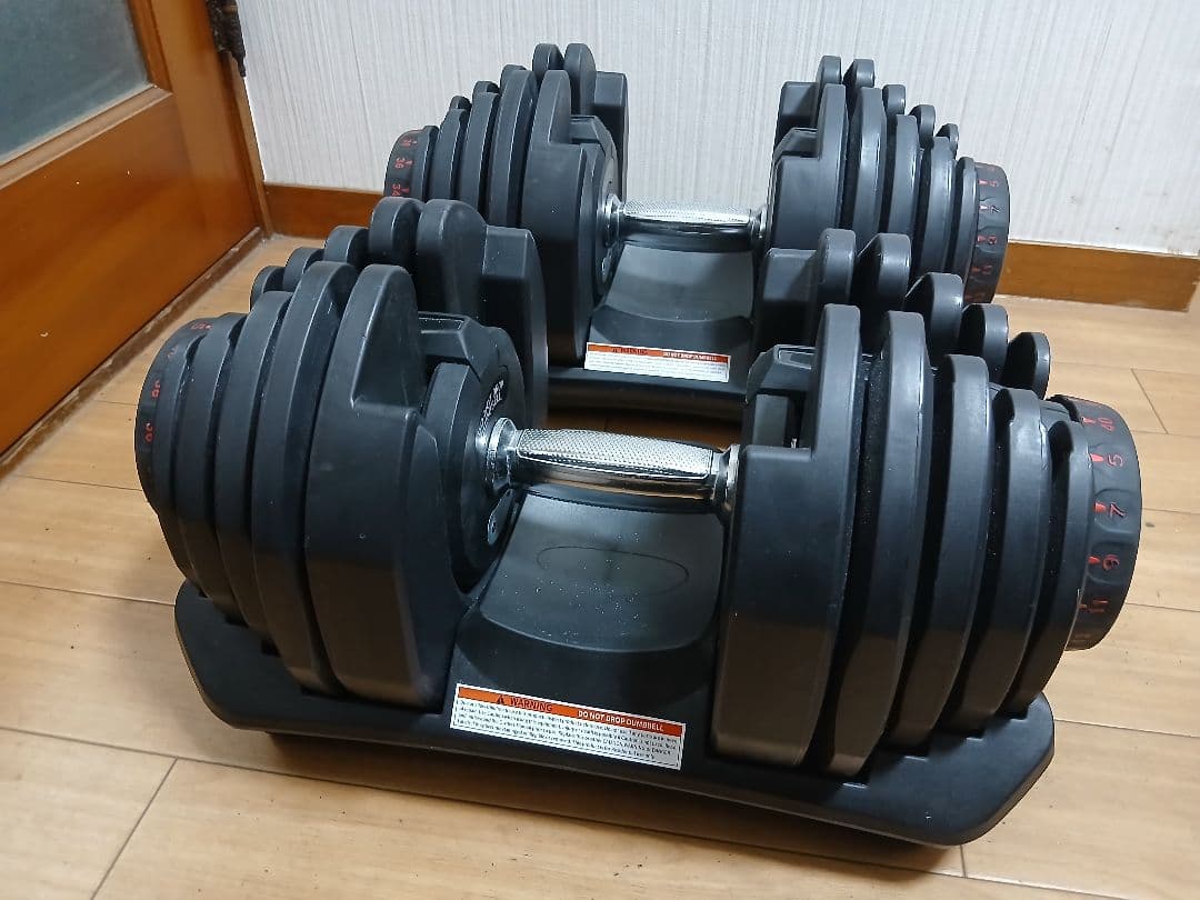② 可変式ダンベル 40Kg×1個/計40Kg
