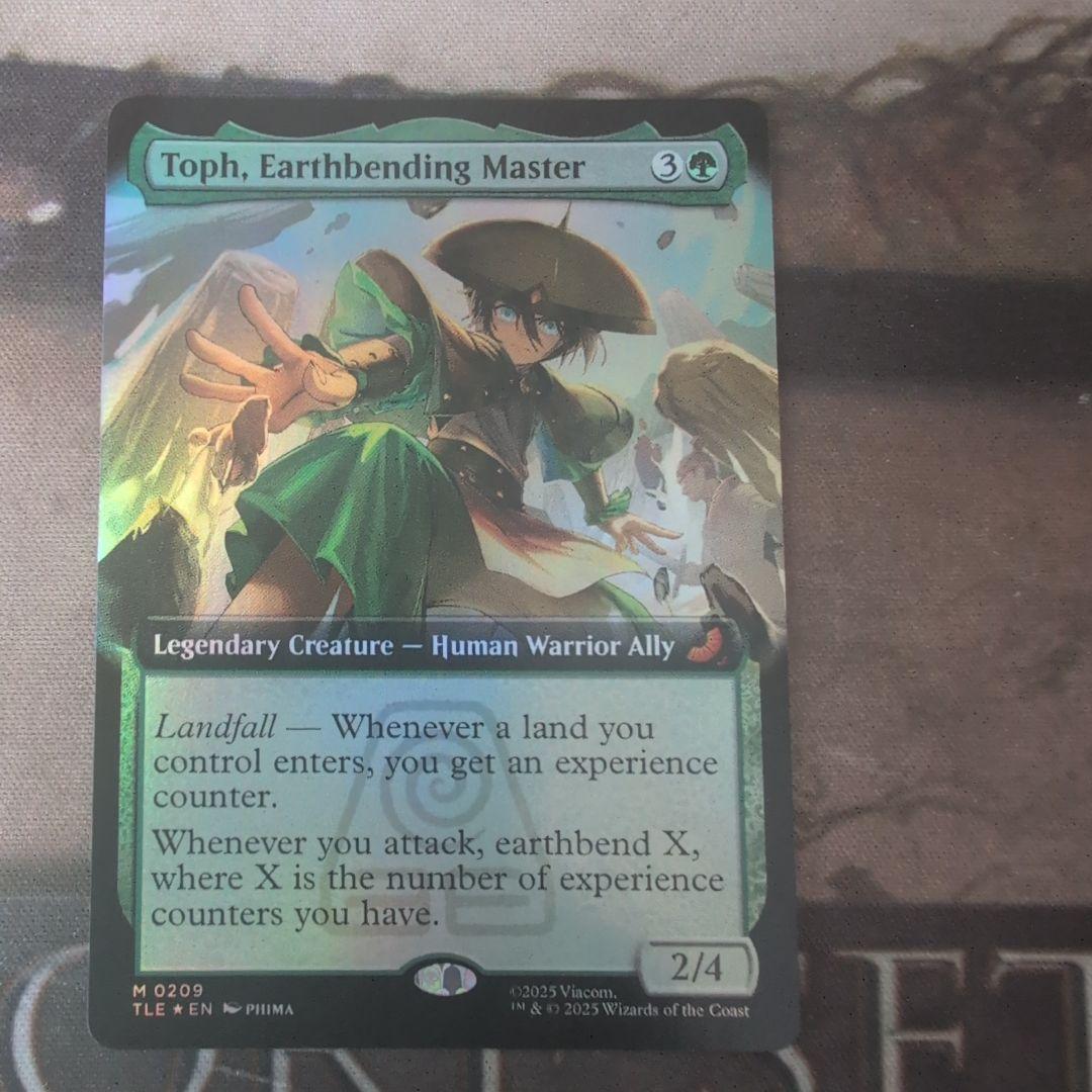 土の技の達人、トフ/Toph, Earthbending Master foil