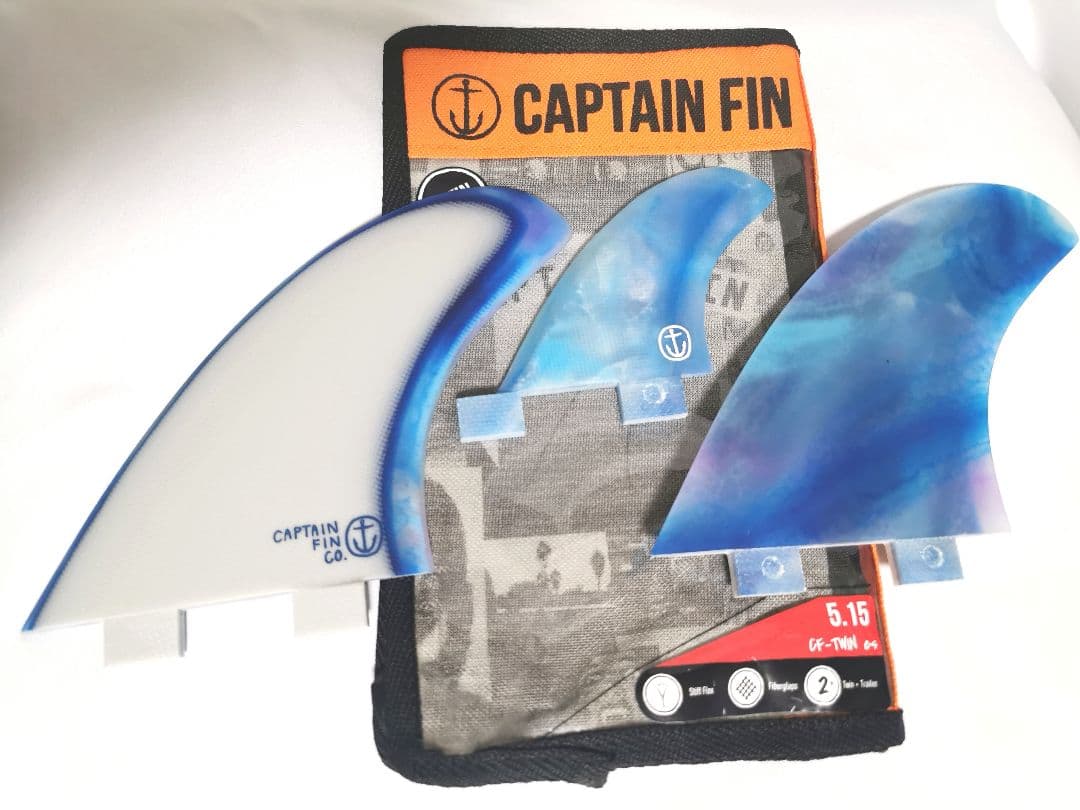 FCS CAPTAIN FIN CF TWIN ツイン+1 2+1 5.15