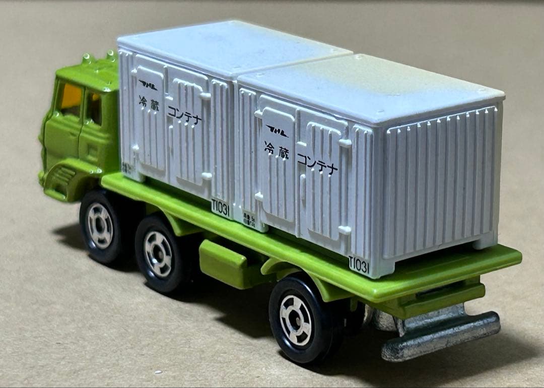 日本製 トミカ ふそう コンテナ運搬車 スーパーギフト