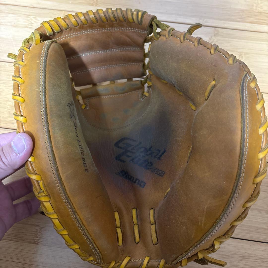 ミズノグローバルエリート　少年軟式グローブ キャッチャーミット　右投げ用