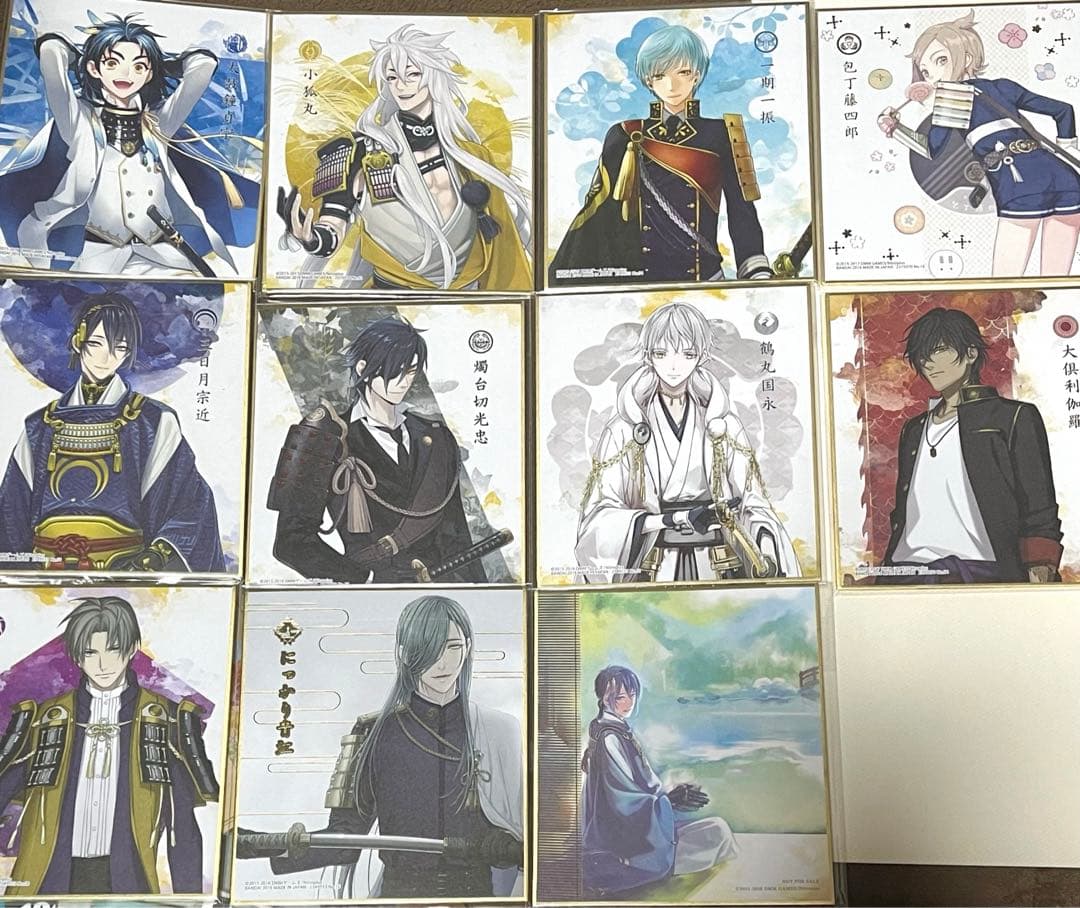刀剣乱舞　色紙　セット　まとめ売り