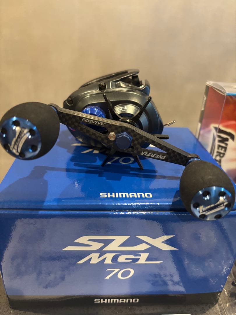シマノSLX MGL 70 セントラルオリジナルカスタムチューンドリール美品