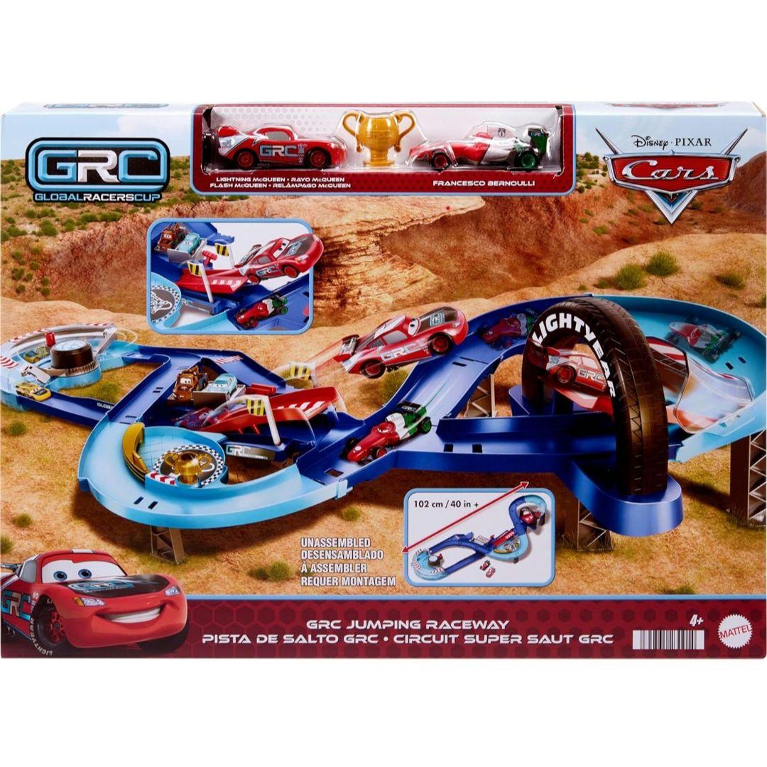 マテル カーズ GRC プレイセット ミニカー2台 マックィーン フランチェスコ