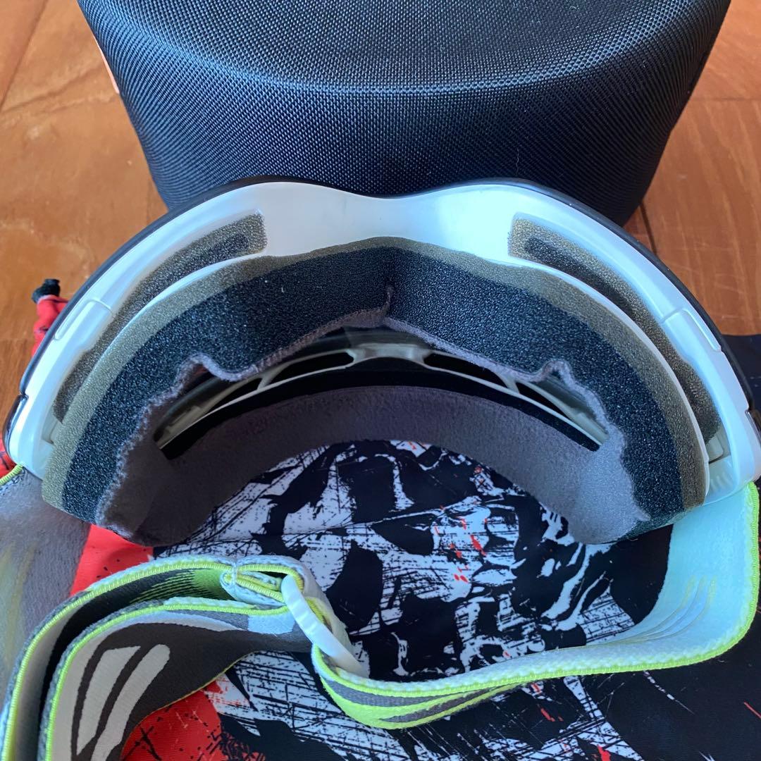 【美品】OAKLEY FLIGHT DECK グリーン　スキー　スノボ　ゴーグル