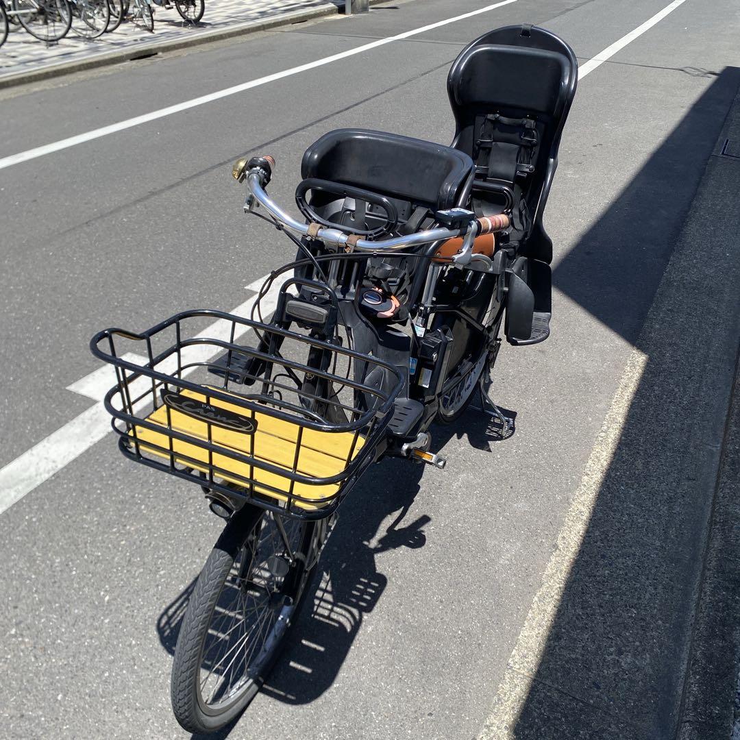 電動アシスト自転車　ヤマハ パス クルー　ディズニー　24インチ 子供乗せ3人乗