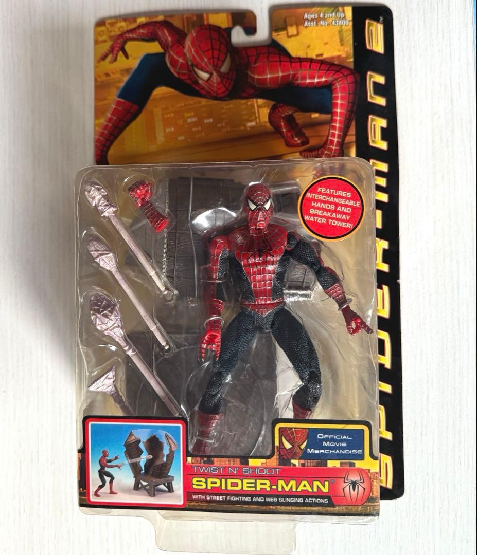 トイビズ社　映画スパイダーマン2 ツイストンシュート　スパイダーマン　フィギュア
