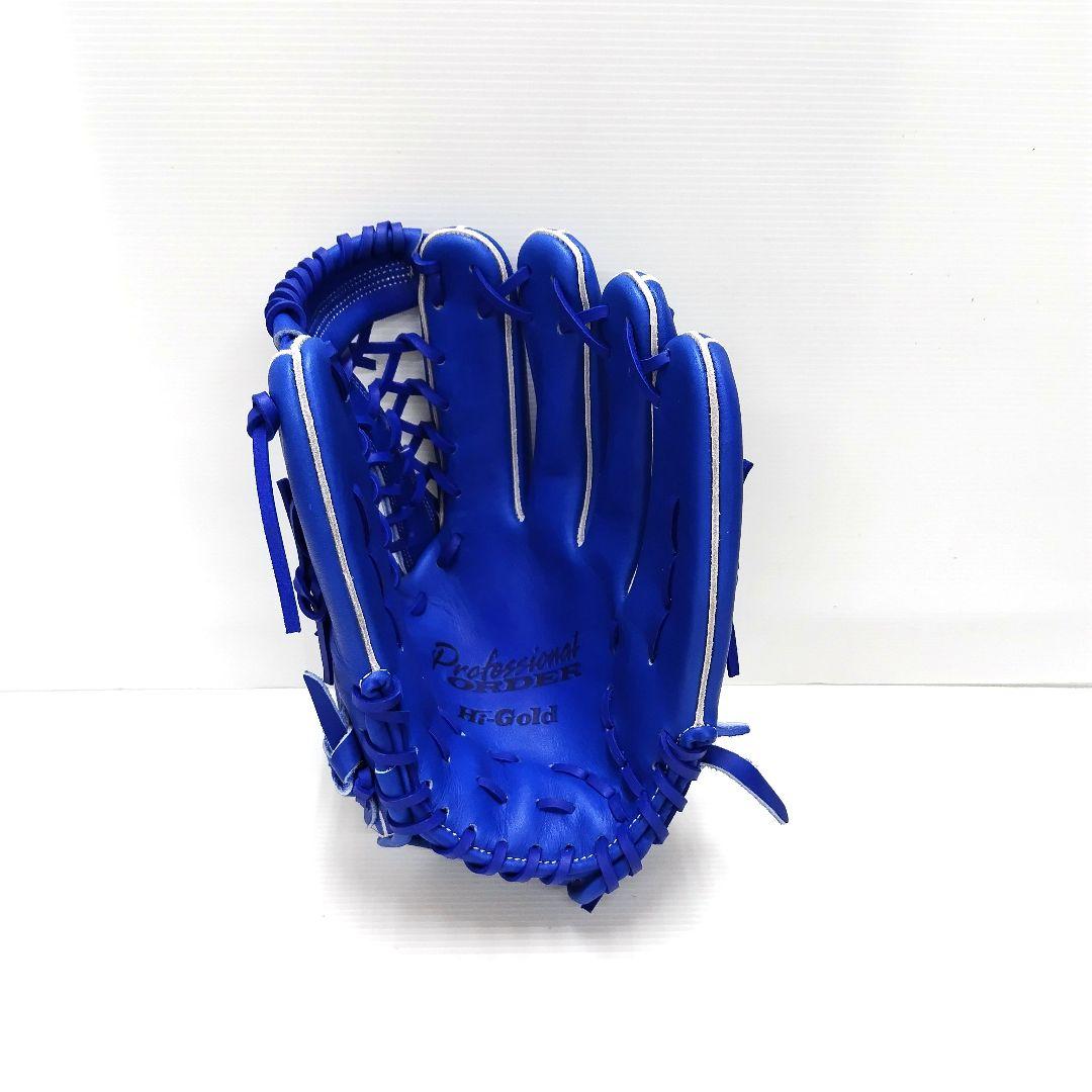 【超美品】ハイゴールド HI-GOLD 外野手用 硬式グローブ 右投げ