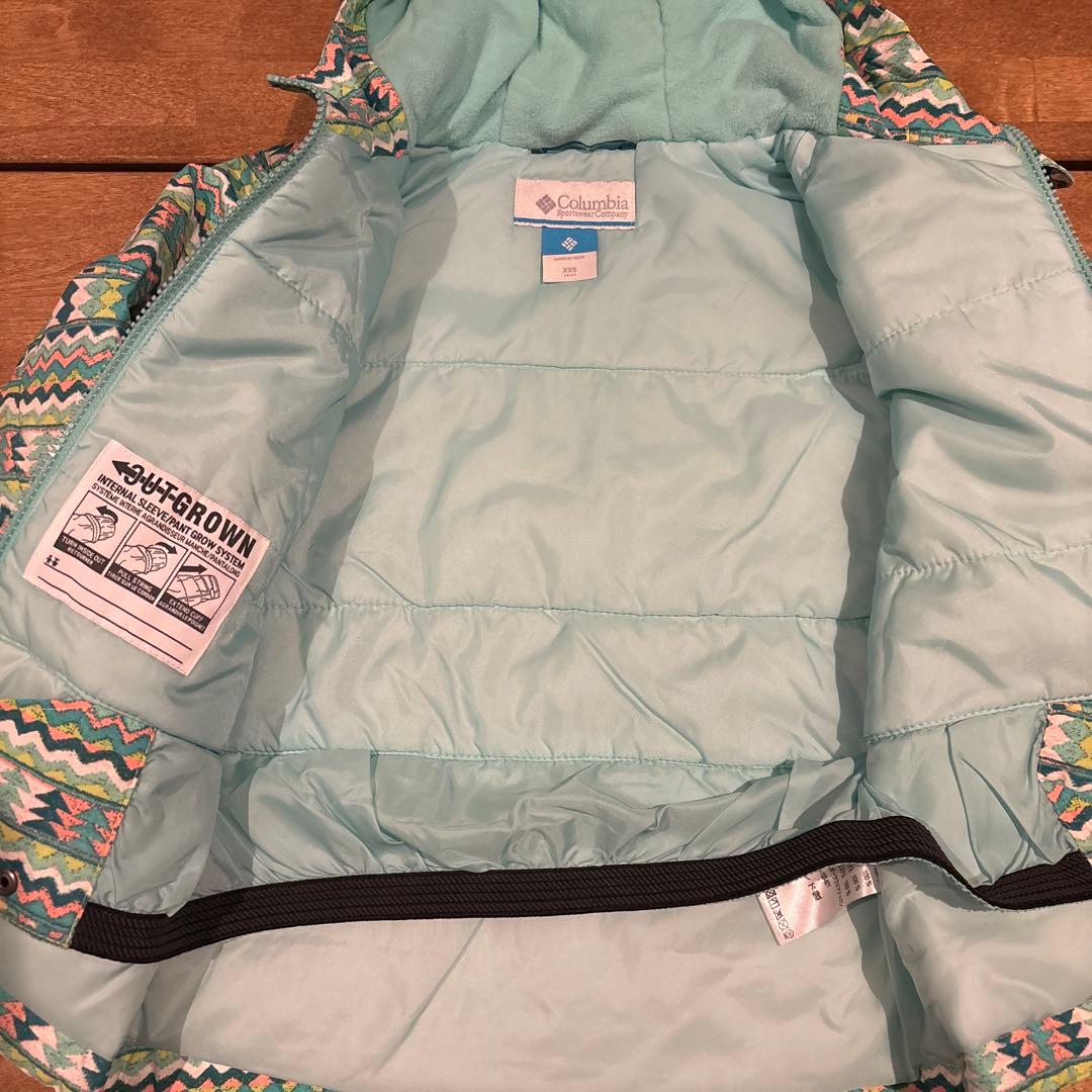 新品⭐︎Columbia 子ども用ウェアセット ターコイズ
