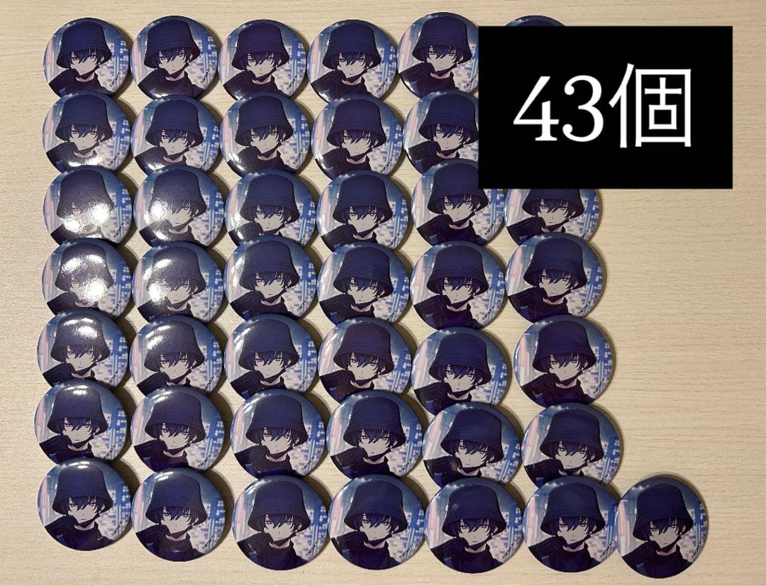 叢雲添 缶バッジ 43個