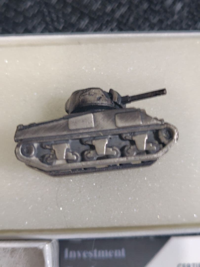 M4 Sherman 戦車モデル 純銀製 27g