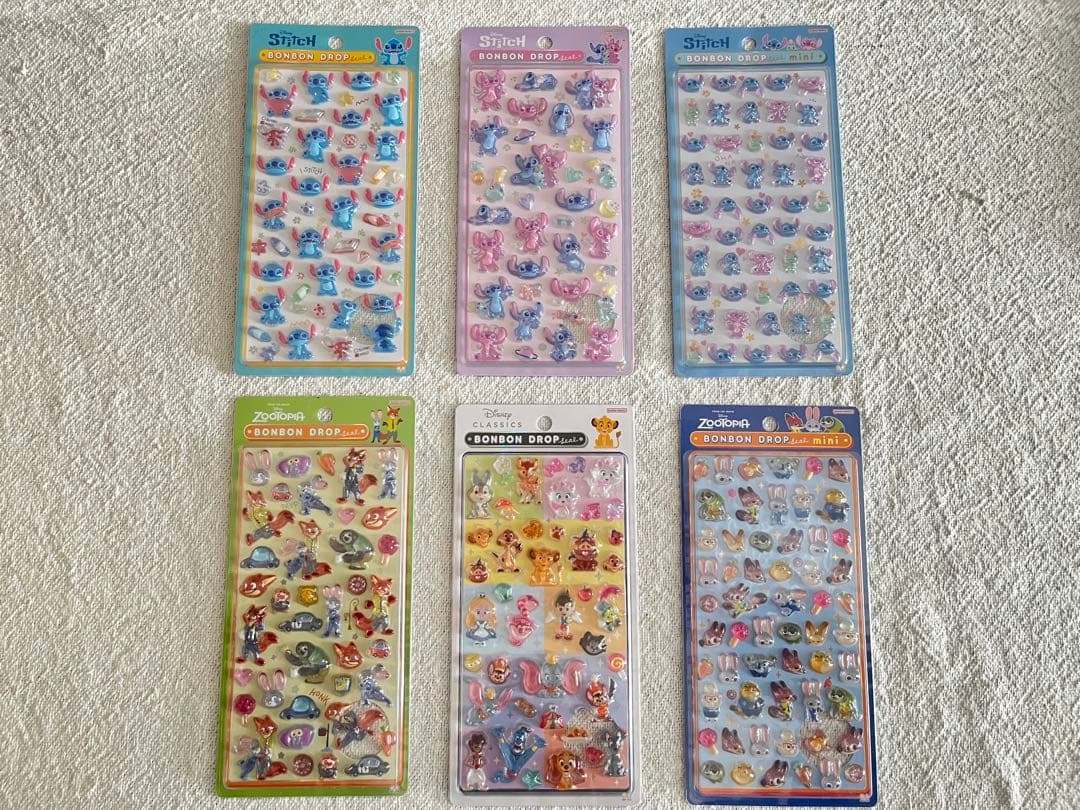 さゆボンボンドロップシール　ディズニー+ハピダンブイ正規品