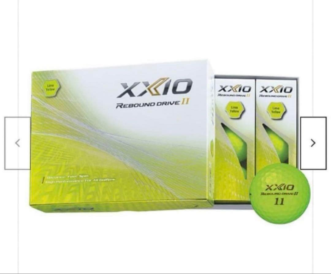 【新品】XXIO リバウンドドライブ2 ゴルフボール 2ダース (24球)