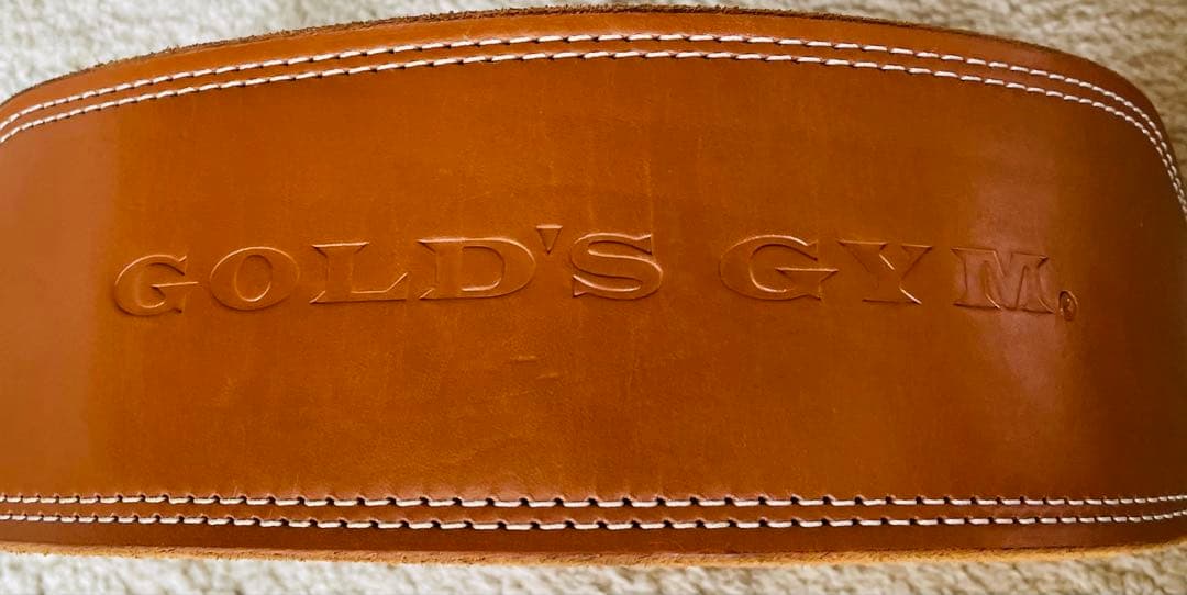 ゴールドジム(GOLD'S GYM) プロレザーベルト【ゴールドジム正規品 】
