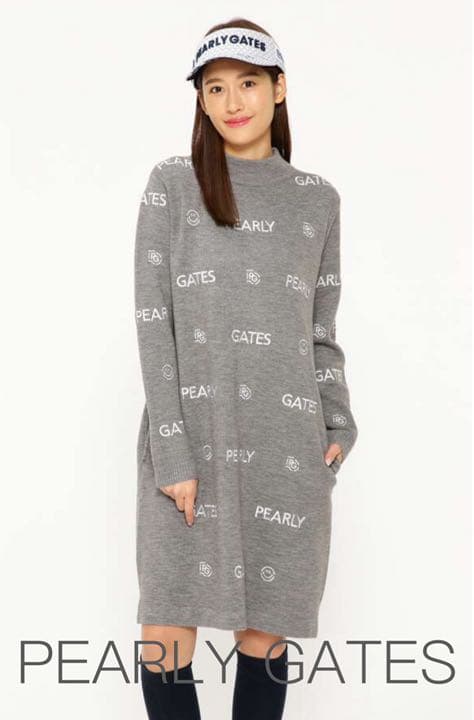 ☆新品☆【PEARLY GATES】ニットワンピース
