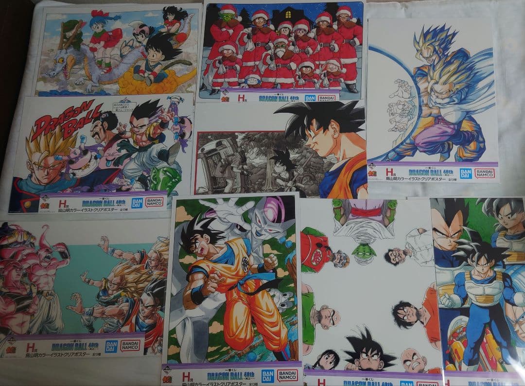 し*ん様 一番くじ ドラゴンボール H賞 クリアポスター　セット