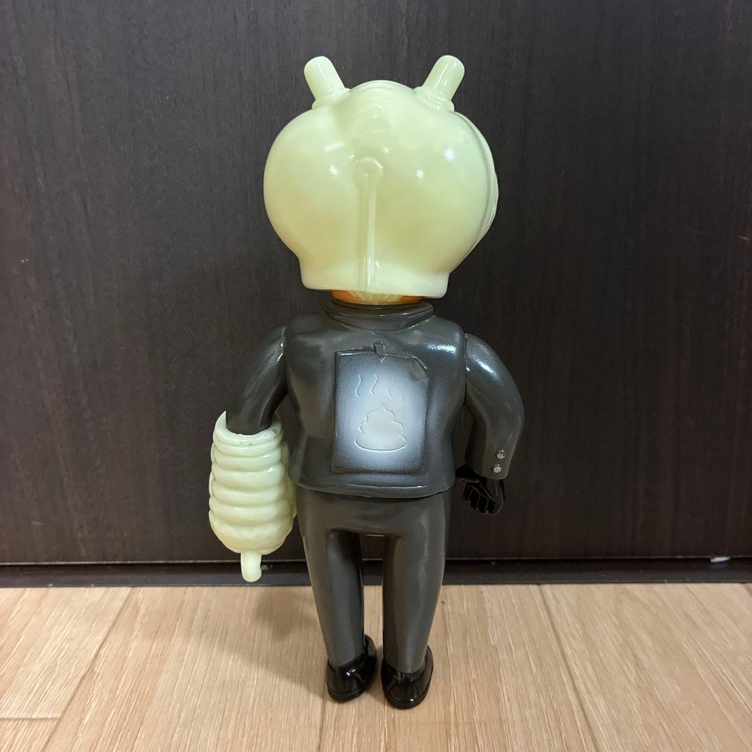 気合田くん　ソフビ　蓄光成型