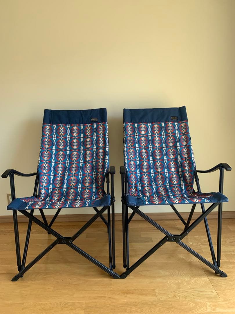 PENDLETON ×ADIRONDACK アウトドア用ハイバックチェア 2脚