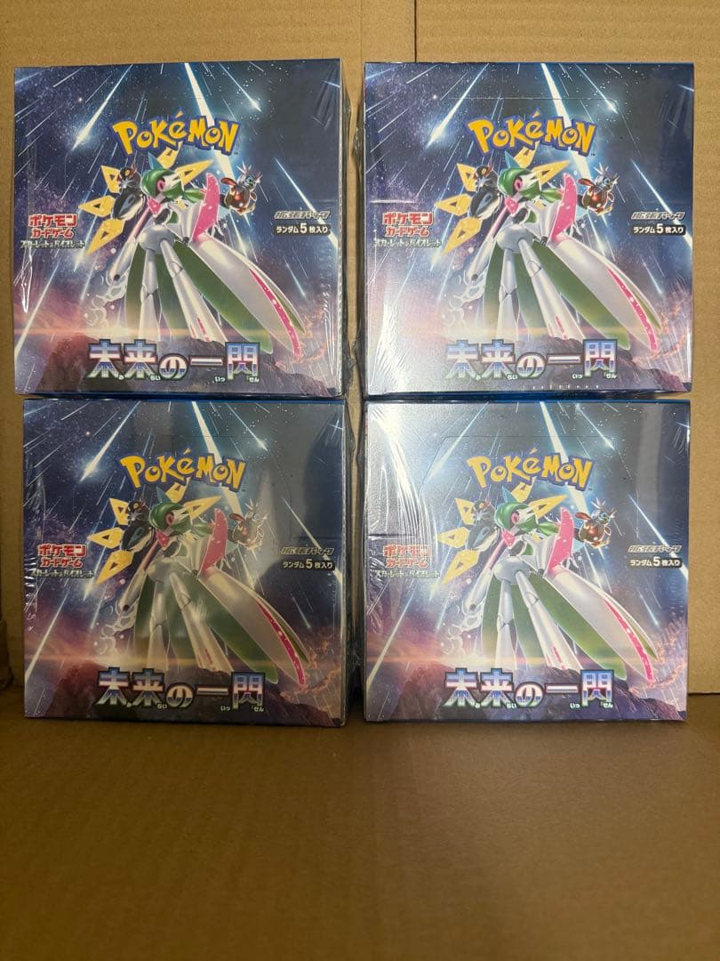 ポケモンカード　未来の一閃　シュリンク付き　4BOX